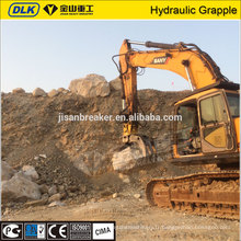 Grappin de journal d&#39;excavatrice de Volvo / excavatrice grappin rotatoire hydraulique de 360 ​​degrés